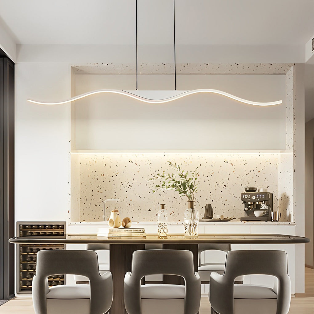 Minimalist Wave Modern Chandelier Ha098564