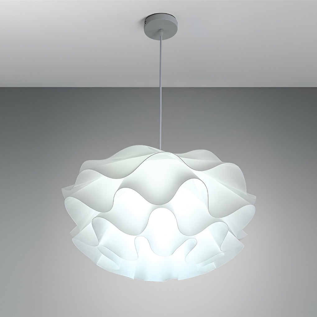 Flower Shaped Led White Pendant Light Li001928