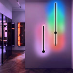 Wireless Remote Control Rgb Long Strip Led Wall Lamp