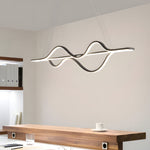 40 Sleek Wave Modern Pendant Light With Dimmable Led