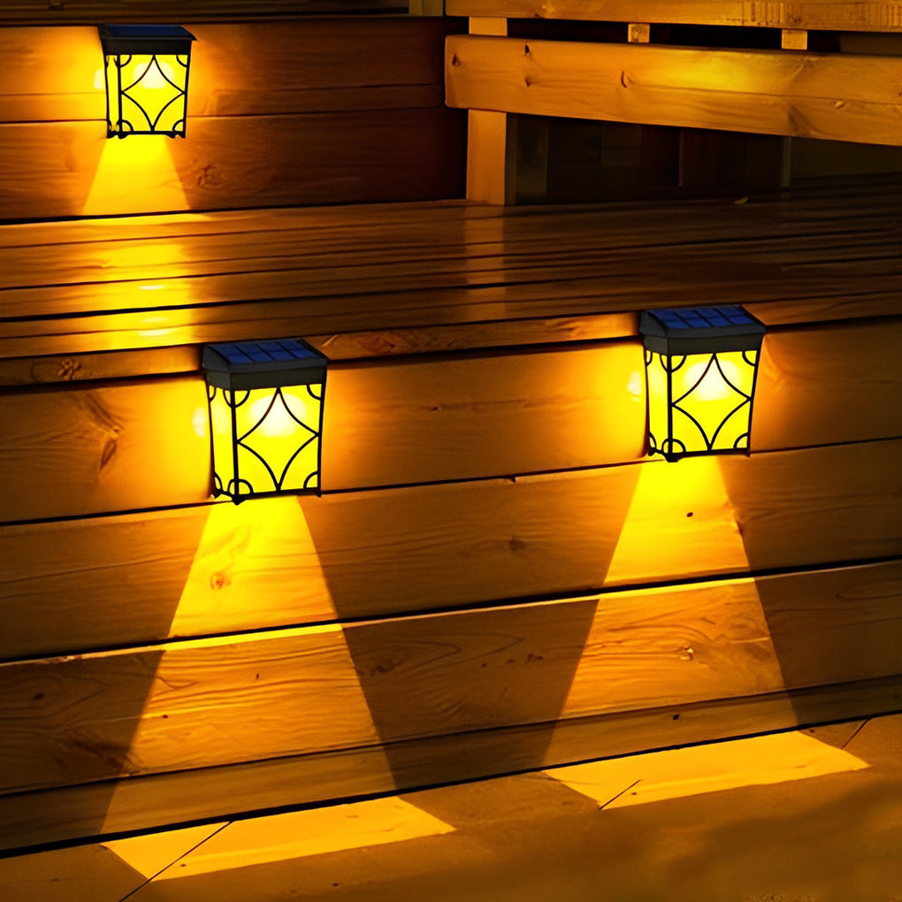 2Pcs Motion Sensor Solar Wall Lights Li002293