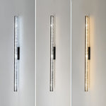 41 Inch Long Linear Acrylic Brilliant Sword Led Wall Sconce