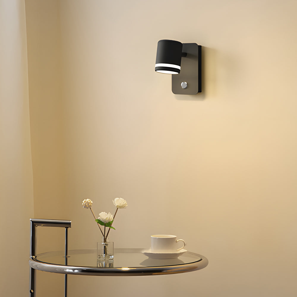 Usb Rotatable Magnetic Wall Light Bedside Spotlight