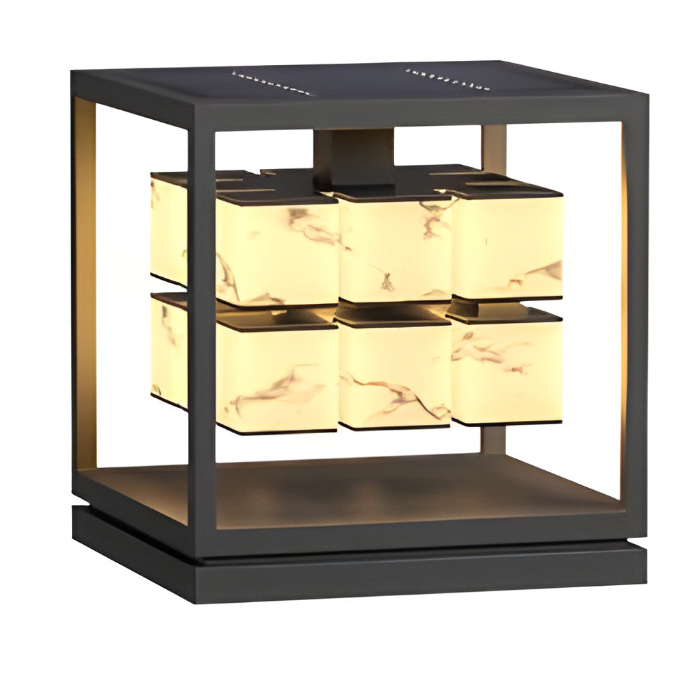 Square Led Waterproof Solar Deck Post Lights