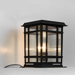 Retro Glass Modern Solar Fence Post Lights Li002318