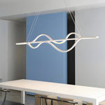 40 Sleek Wave Modern Pendant Light With Dimmable Led