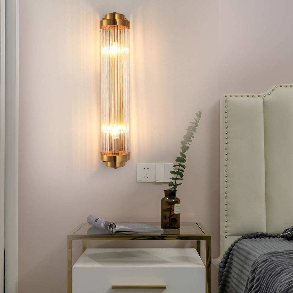 Adjustable Warm White Light Led Crystal Golden Nordic Wall Lamp Wall Sconce Lighting