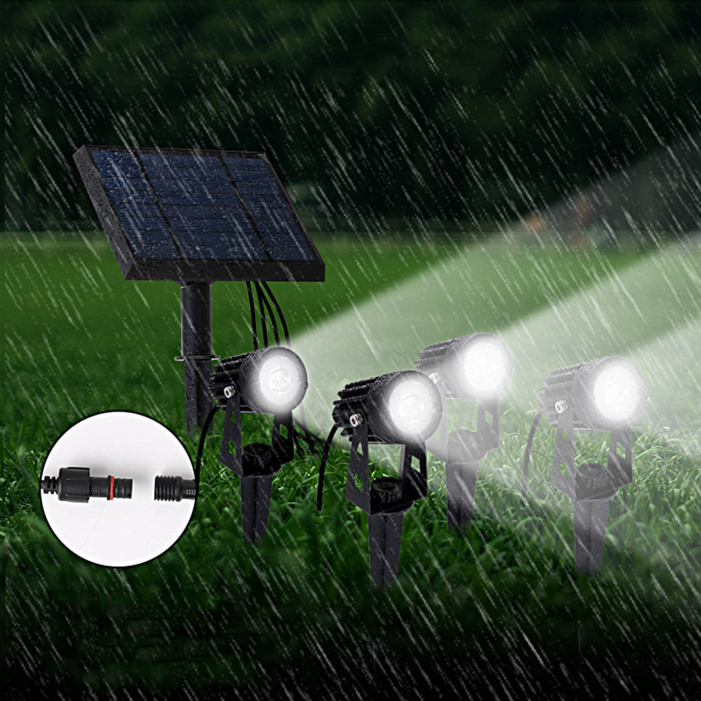 4 In 1 Adjustable Solar Outdoor Spotlight 100 200 Lumens