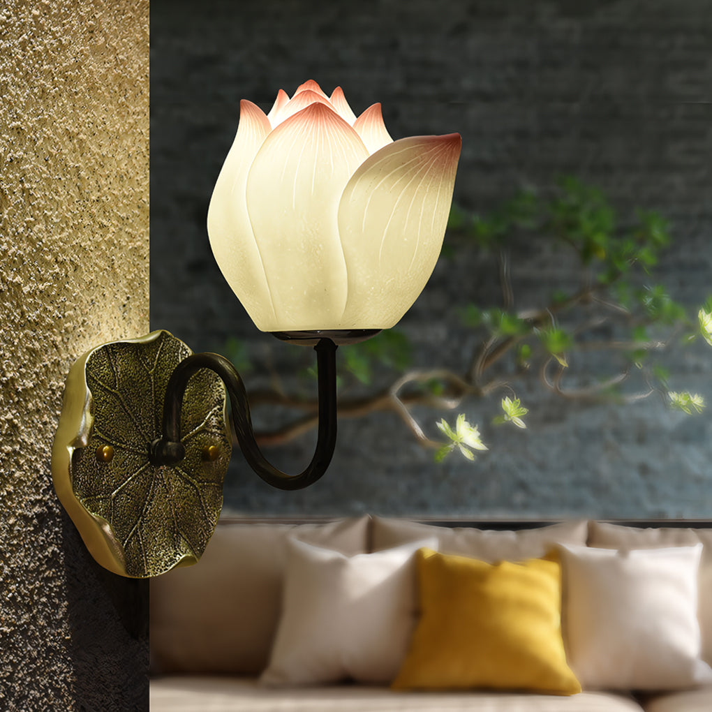 Lotus Flowers Modern Wall Light Li002527