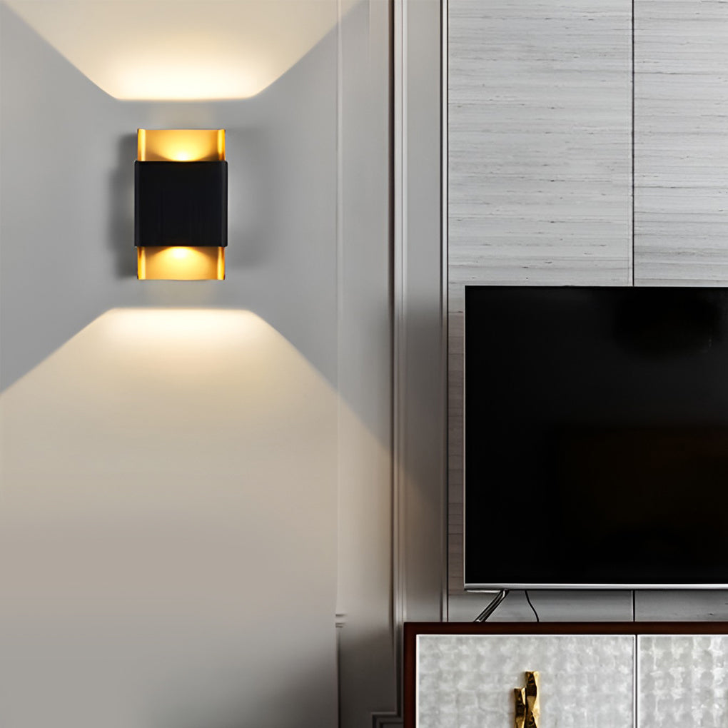 Led Up And Down Lights Cob Waterproof Outdoor Wall Lamps