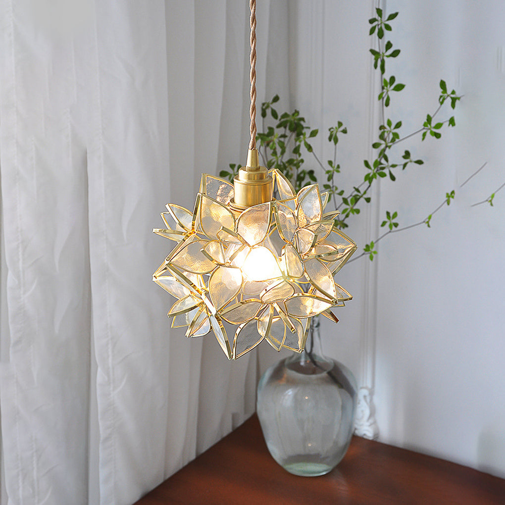 Gardenia Petals Romantic Pendant Light Li002523