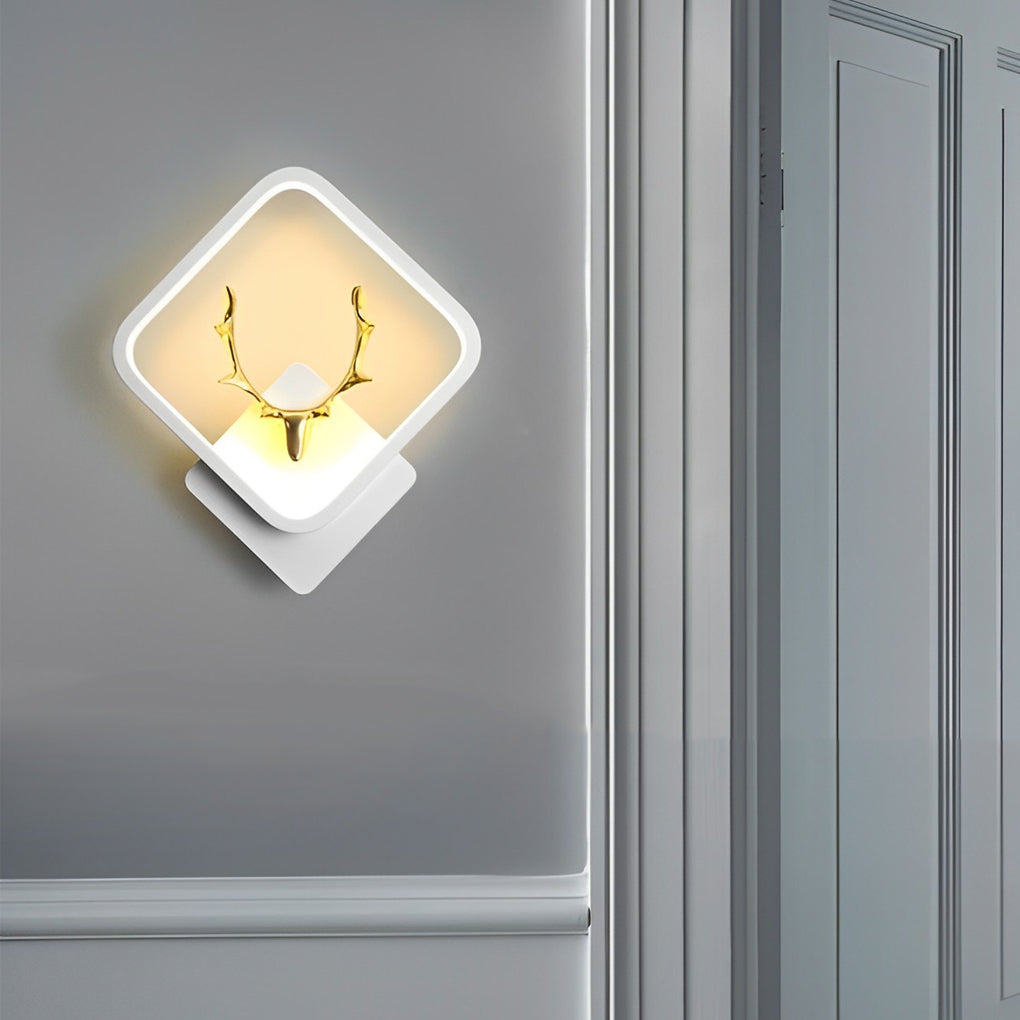 Creative Antlers Design Led Modern Wall Lamp Li002233