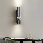 Simple Iron Cylinder Adjustable Up And Down Lighting Modern Wall Lamp