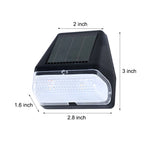 4 Pcs Dusk To Dawn Sensor Step Lights Outdoor Warm White Led Solar Stair Lighting