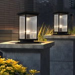 Retro Glass Modern Solar Fence Post Lights Li002318