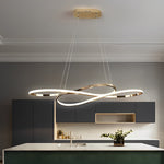 Wavy Double Ceiling Hanging Lamp Li002264