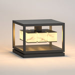 Square Led Waterproof Solar Deck Post Lights