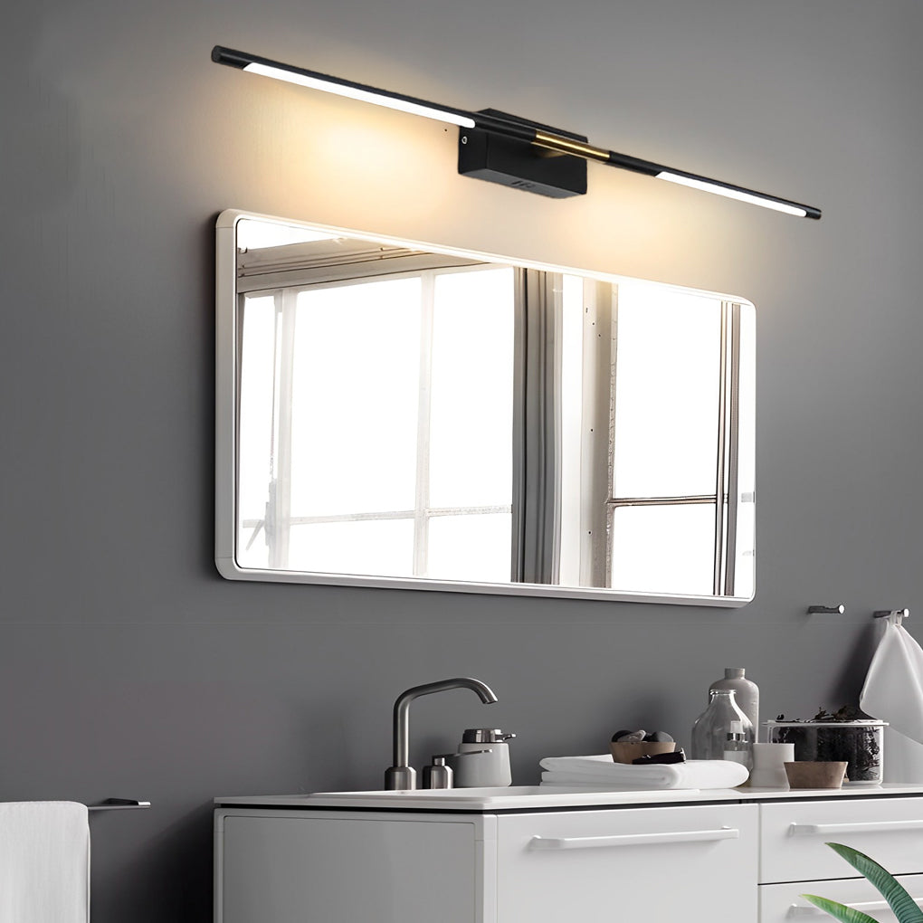 Black Gold Linear Led Bathroom Vanity Light Bar