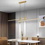 Minimalist Lines Led Modern Chandelier Ha098558