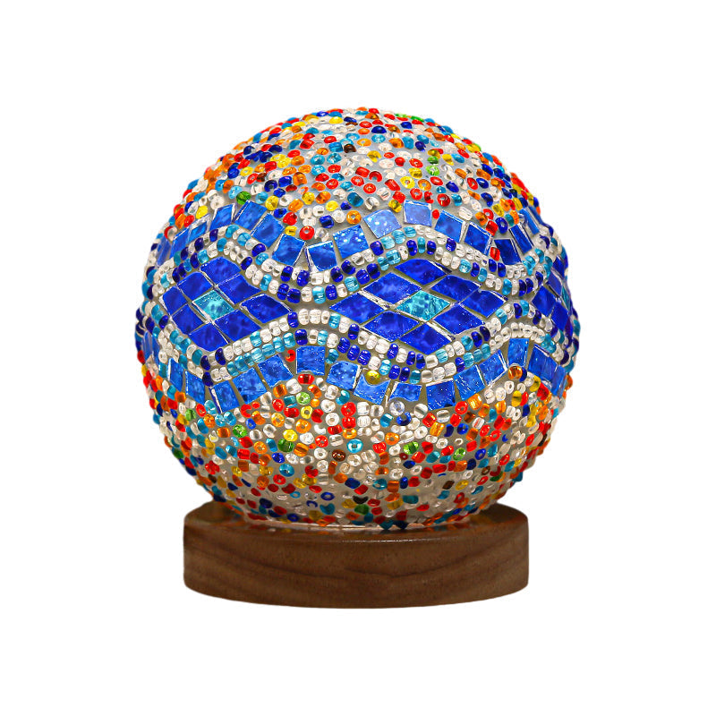 Stained Glass Table Lamp Mosaic Led Lamp