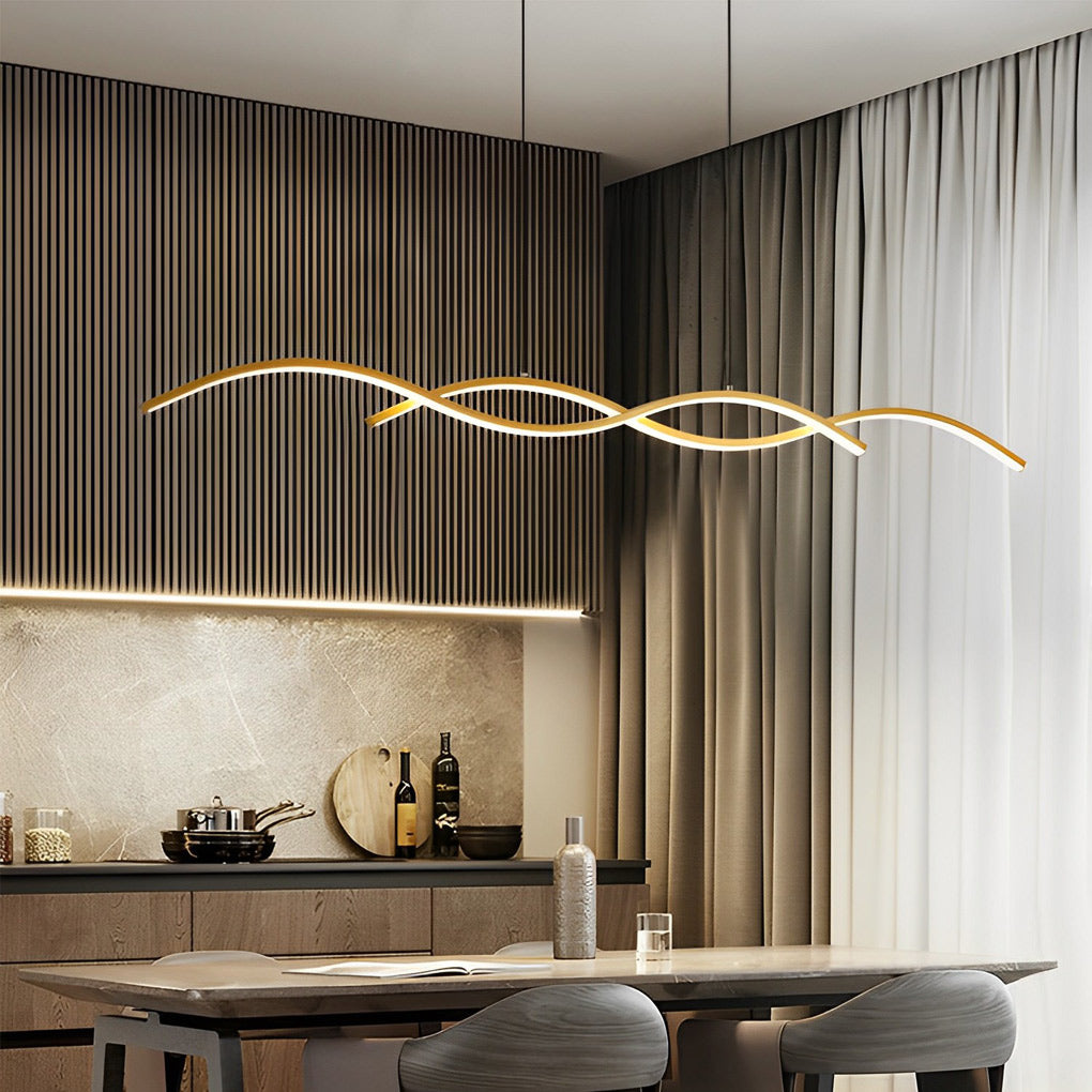 Wavy Lines Kitchen Ceiling Lamp Ha082788