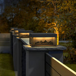 Mountain Scenery Modern Solar Fence Post Lights Li002266