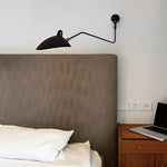 Adjustable Iron Swing Arm Wall Lamp