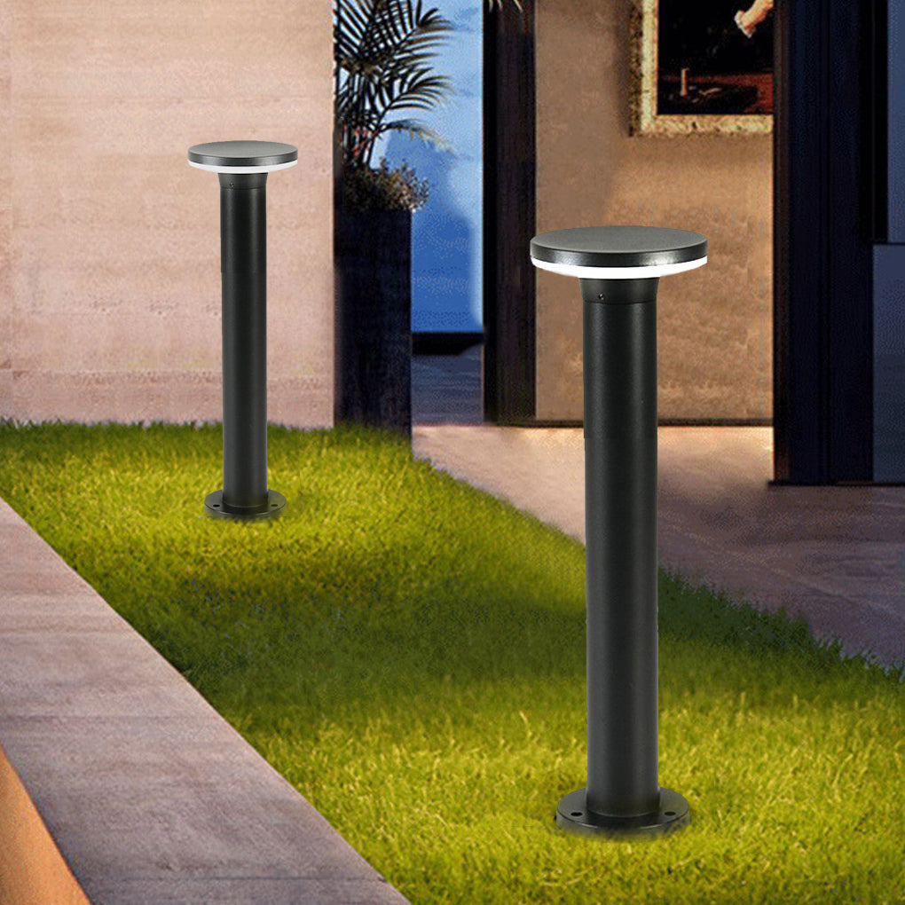 Outdoor Minimalist Round Square Waterproof Led Landscape Lighting Lawn Lamps