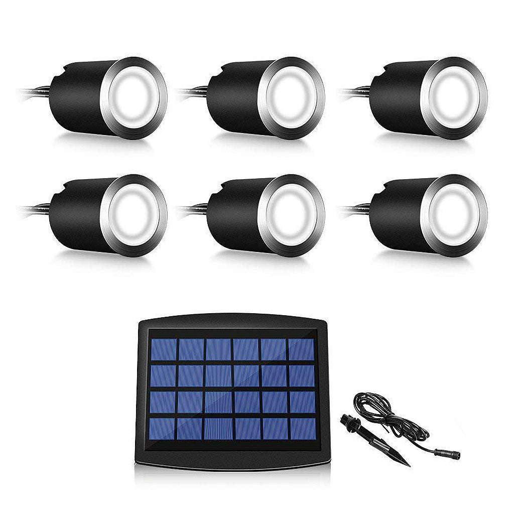 Solar Deck Stair Lights Led Outdoor Step Lights Garden Lights In Ground Lights