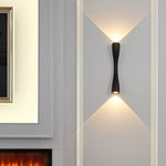 Electroplated Metal Led Up And Down Lights