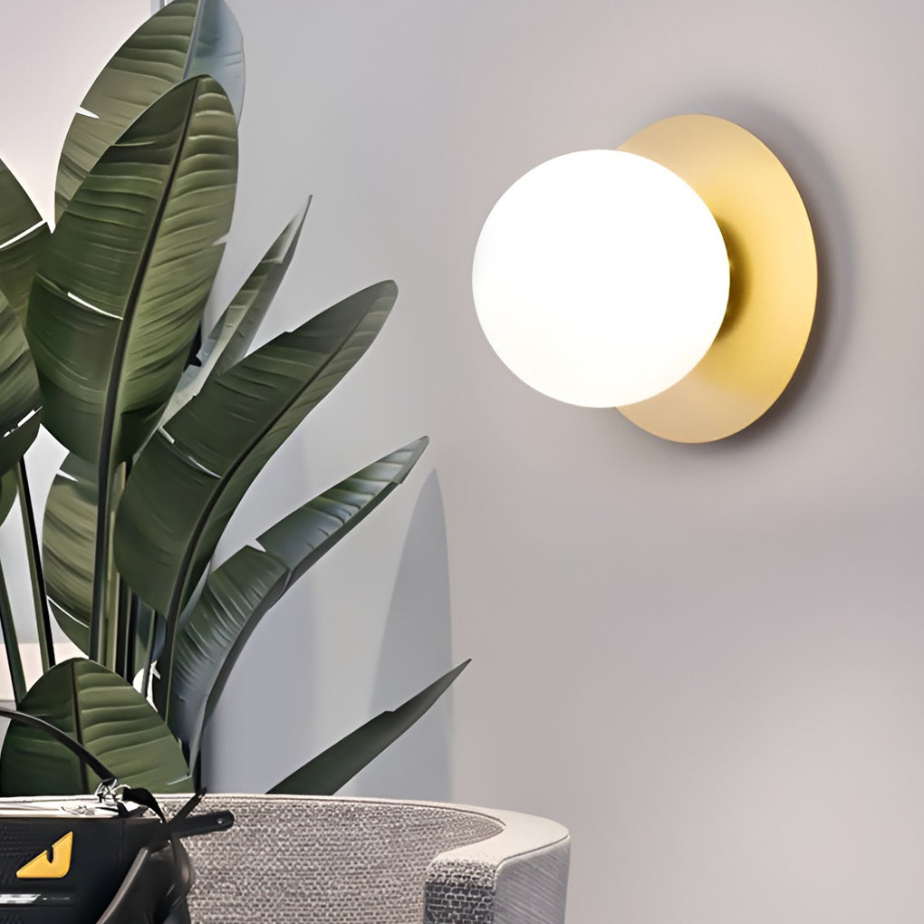 Glass Ball 12W Led Modern Wall Lamp