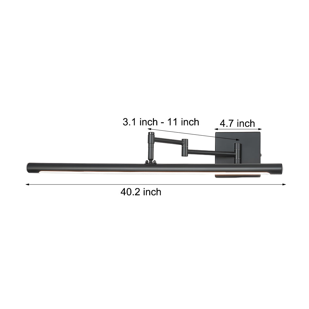 40 Inch Swing Arm Bathroom Vanity Light