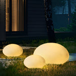 Resin Cobblestone Outdoor Floor Lamp Li002370