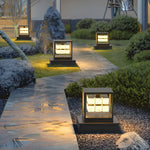 Square Led Waterproof Solar Deck Post Lights