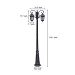 2 Light Outdoor Waterproof Retro European Style Street Lights