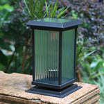 Retro Glass Modern Solar Fence Post Lights Li002318