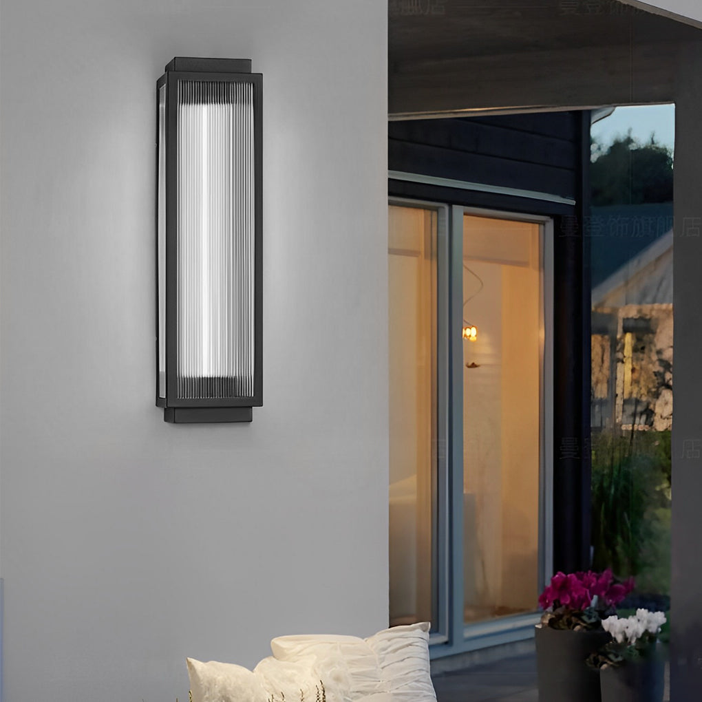 Rectangular Led Modern Outdoor Wall Light Ha084818