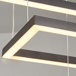 Strips Geometric Led Dimmable With Remote Control Nordic Dining Chandelier Li002745
