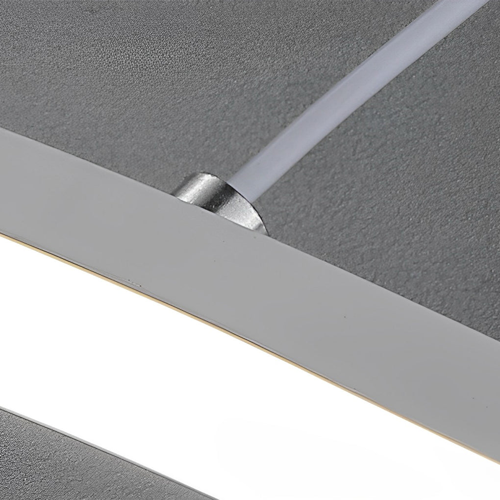 Double Wavy Hanging Ceiling Lamp Ha077473