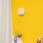 Alabaster Brass Wall Light