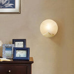 Alabaster Brass Wall Light