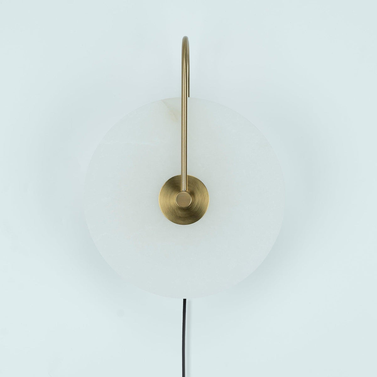 Alabaster Led Plug In Wall Lamp
