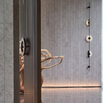 Alabaster Orb Vertical Wall Sconce