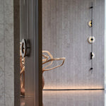 Alabaster Orb Vertical Wall Sconce