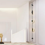 Alabaster Orb Vertical Wall Sconce