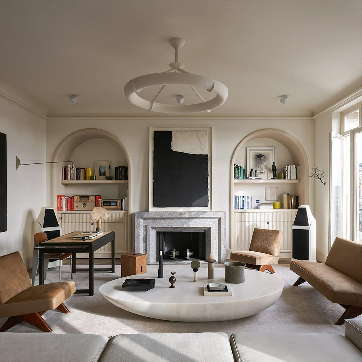 Alta Plaster Chandelier