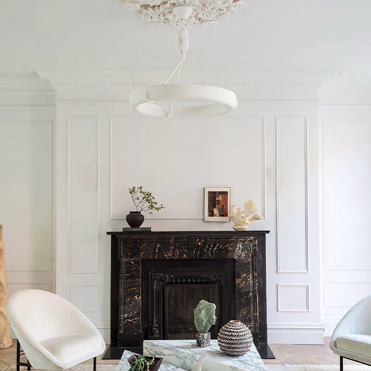Alta Plaster Chandelier