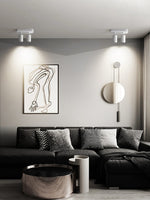 Modern LED Track Dual Head Downlight for Living Room & Bedroom