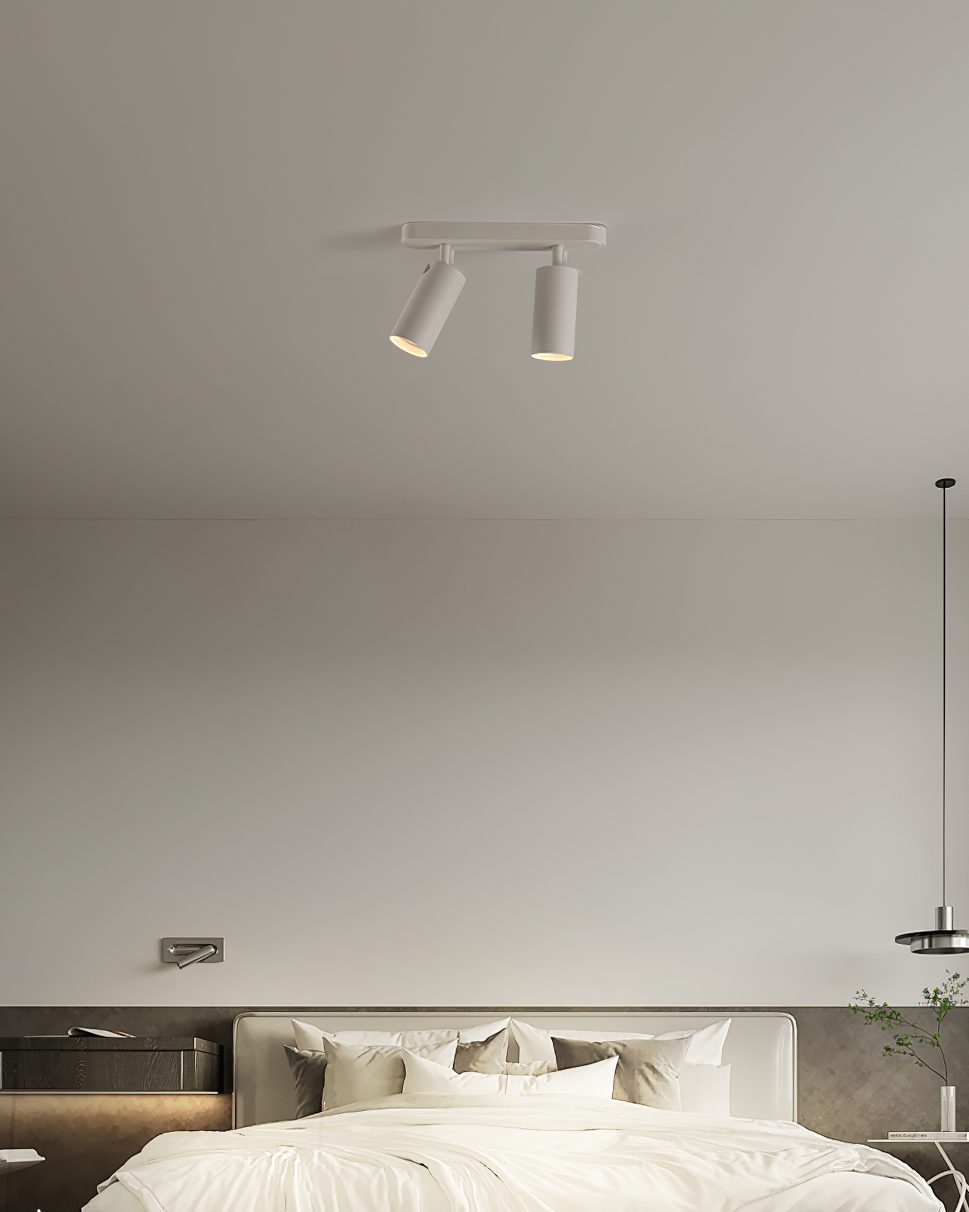 Modern LED Track Dual Head Downlight for Living Room & Bedroom