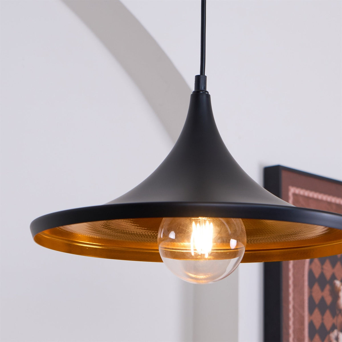 Modern Metal Pendant Light Luxury Dining Room Lighting Fixture